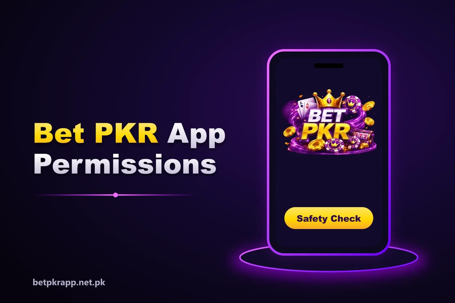 Betpkr app permissions screen on Android showing which access requests to allow or deny