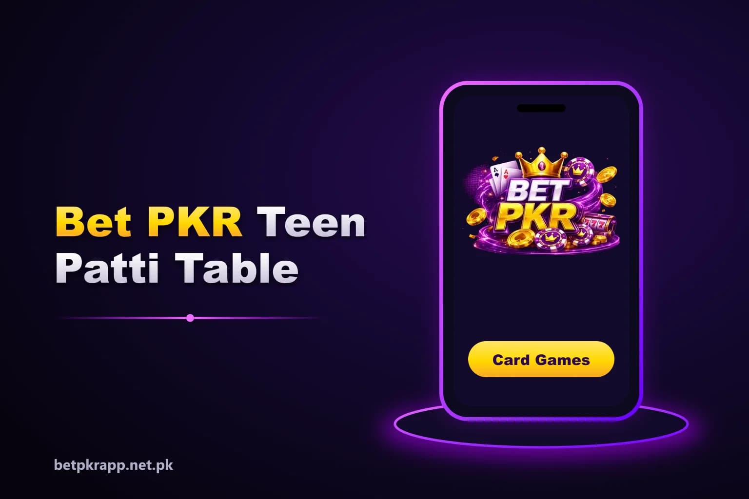 Betpkr Teen Patti table and Dragon Tiger card game screen on a mobile phone