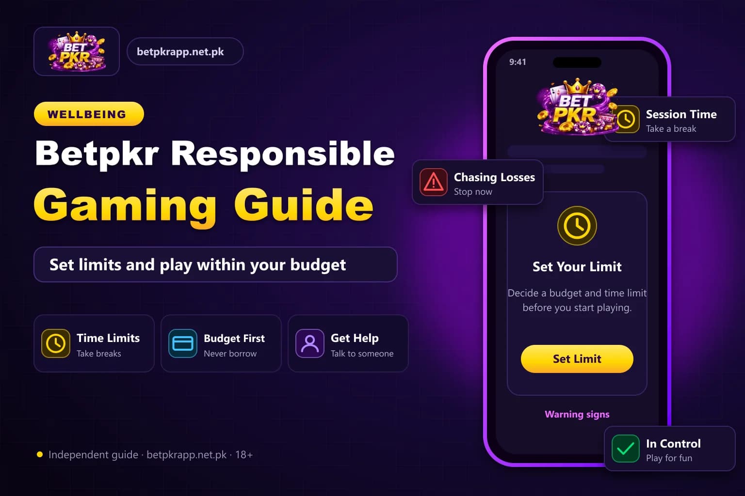 Betpkr Responsible Gaming Guide: Set limits and play within your budget