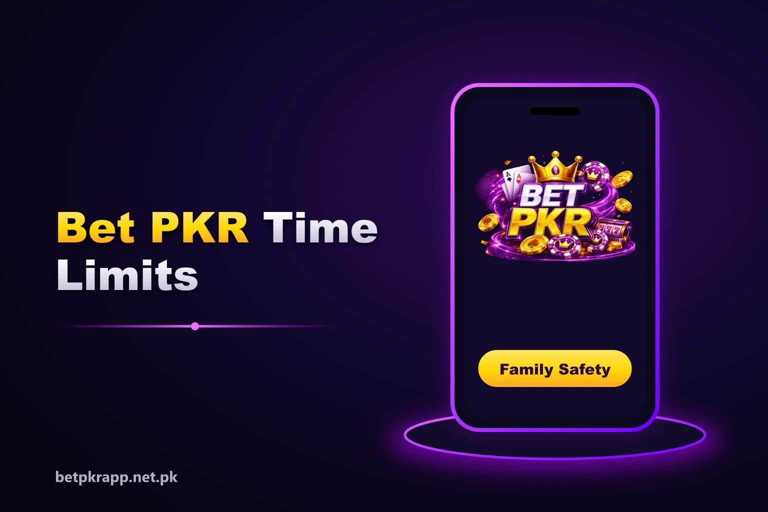 Betpkr limits set through phone screen time and app timer settings for parents