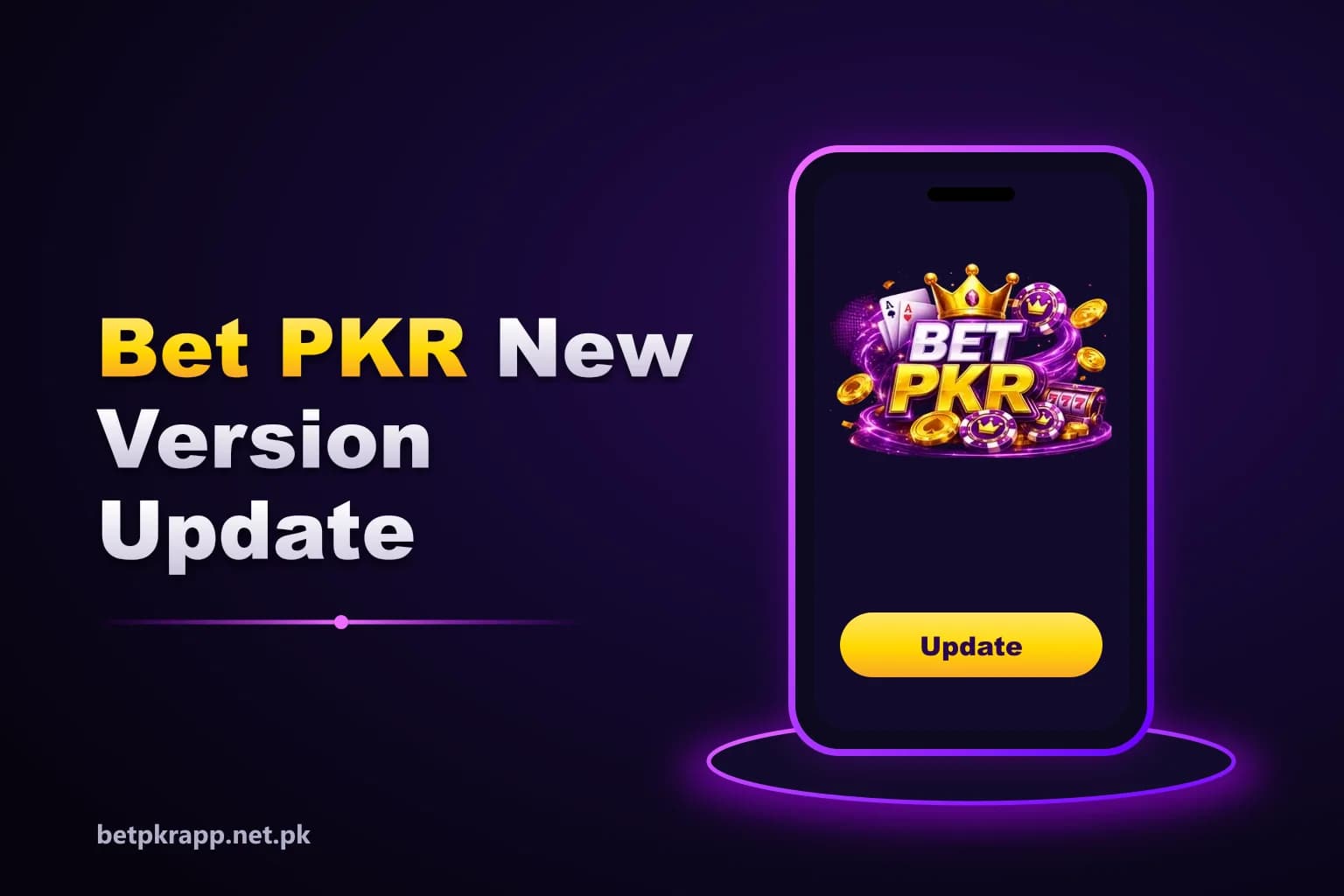 Betpkr in-app update prompt asking the user to download the new version Betpkr in-app update prompt asking the user to download the new version