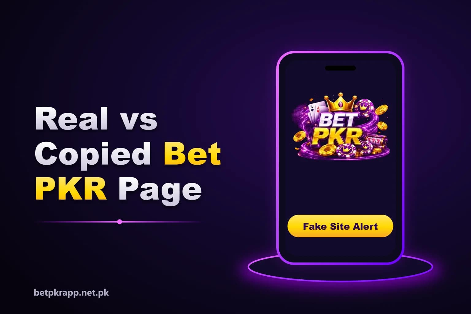Real vs copied Betpkr login page comparison showing warning signs of a fake site Real vs copied Betpkr login page comparison showing warning signs of a fake site